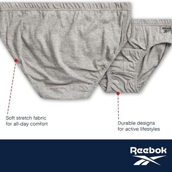 NIB Reebok Essential comfort Low rise briefs - Picture 8 of 9